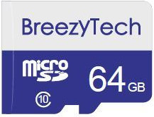 Изображение товара Карта памяти BreezyTech MicroSD 64GB Class 10 (бе адаптера)