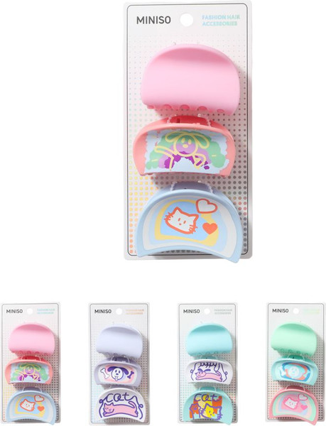 Изображение товара Набор заколок для волос Miniso 2304 (3шт)