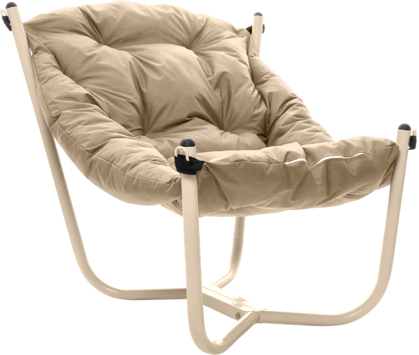Изображение товара Кресло садовое M-Group Чил / 12360501 (бежевый/бежевая подушка)