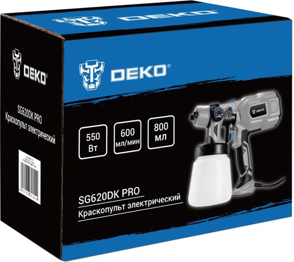 Изображение товара Краскопульт электрический Deko SG620DK Pro / 083-1132 