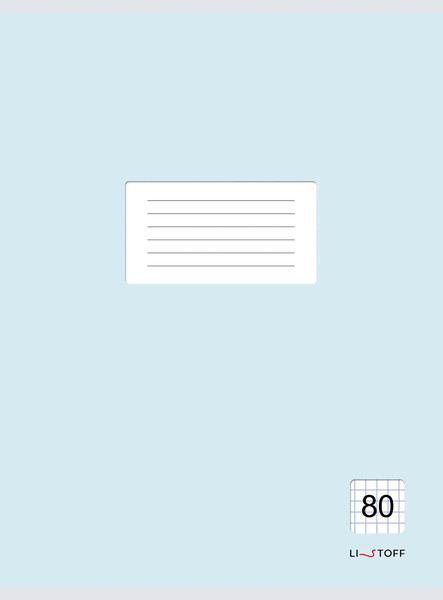 Изображение товара Тетрадь Listoff Классическая / Т4805132 (голубой)