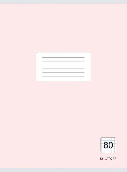 Изображение товара Тетрадь Listoff Классическая / Т4805130 (розовый)