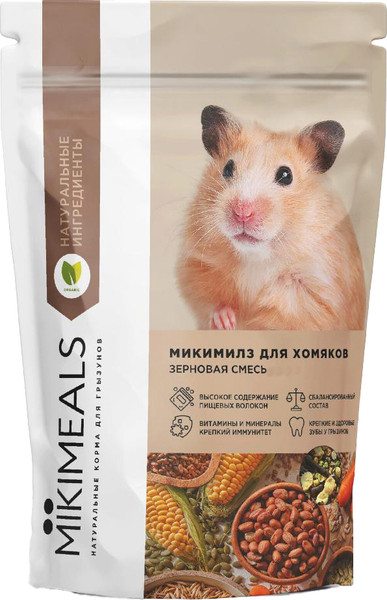 Изображение товара Корм для грызунов Mikimeals для хомяков (10кг)