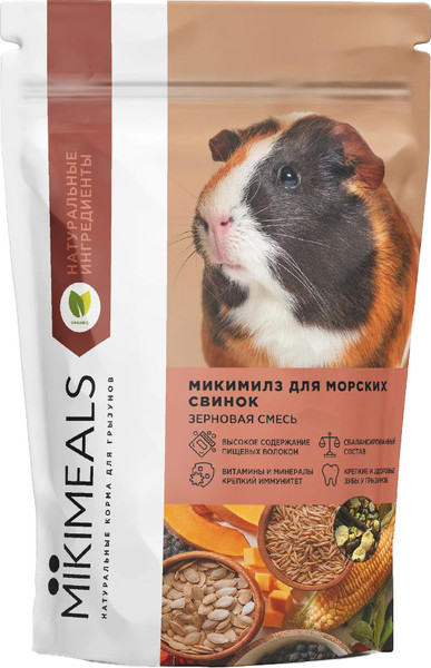 Изображение товара Корм для грызунов Mikimeals для морских свинок (10кг)