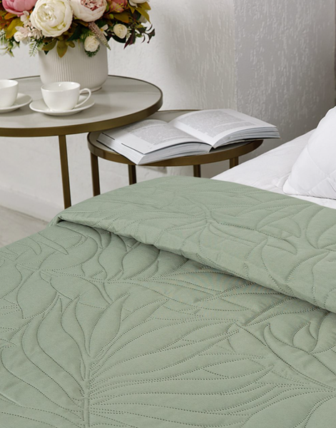 Изображение товара Покрывало АртПостель Оливковый с кантом 2241/1 (ультрастеп, 150x215)