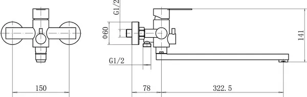 Изображение товара Смеситель Fashun A52201N