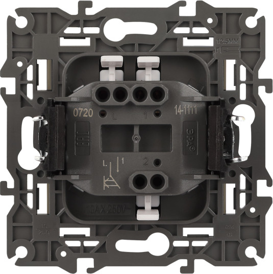 Изображение товара Клавиша для выключателя ЭРА Elegance 14-1111-01М / Б0065810 (белый матовый)