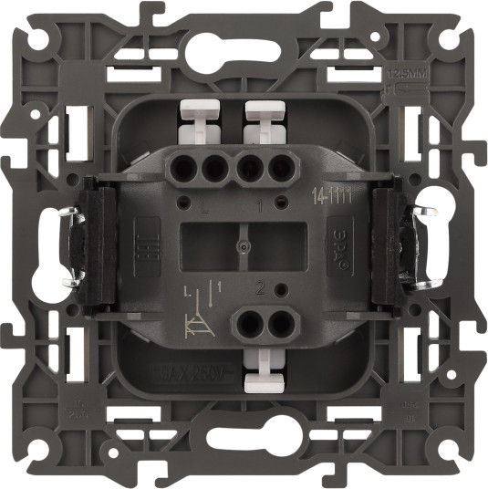 Изображение товара Клавиша для выключателя ЭРА Elegance 14-1111-16 / Б0065812 (титан)