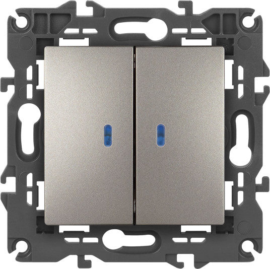 Изображение товара Выключатель ЭРА Elegance 14-1105-16 / Б0065789 (титан)