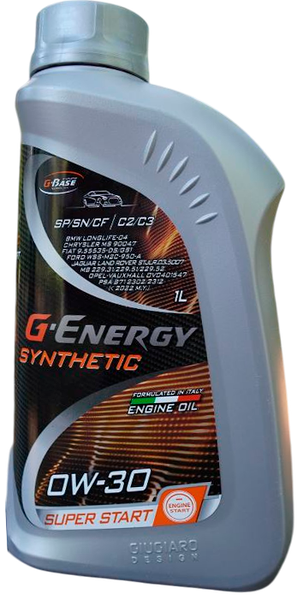 Изображение товара Моторное масло G-Energy Synthetic Super Start 0W30 / 253140487 (1л)