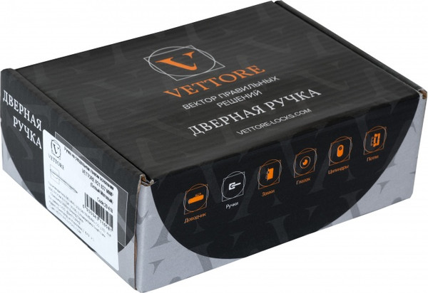 Изображение товара Ручка дверная Basara R06.148 MBP (черный матовый)