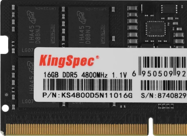 Изображение товара Оперативная память DDR5 KingSpec KS4800D5N11016G