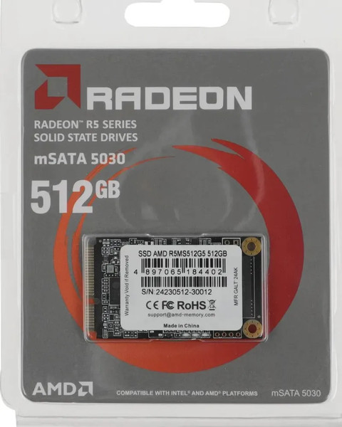 Изображение товара SSD диск AMD R5MS512G5