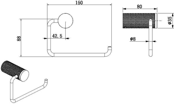 Изображение товара Держатель для туалетной бумаги Allen Brau Priority 4.0 6.31С07-31 / 327942