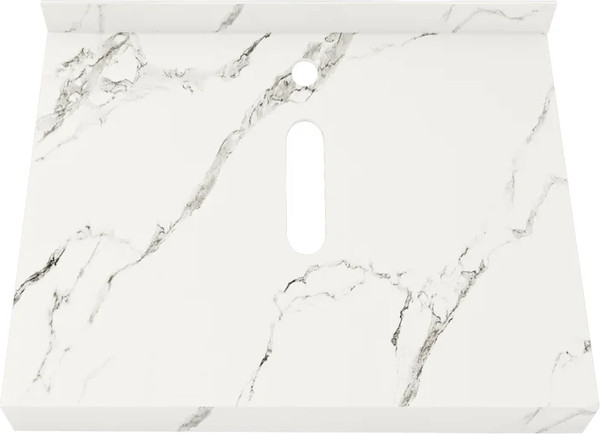 Изображение товара Столешница под раковину Teymi Helmi 60 / T150106 (белый мрамор)