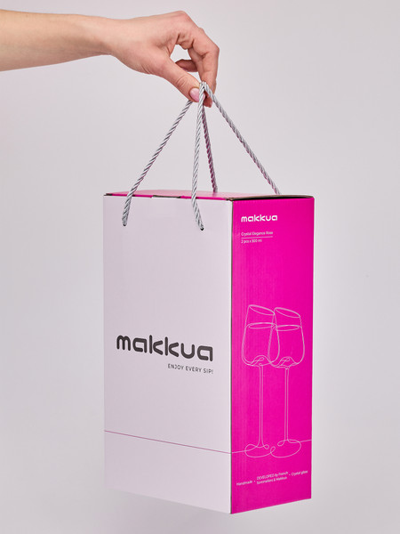Изображение товара Набор бокалов Makkua Wine Series Crystal Elegance Rose MR500