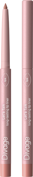 Изображение товара Карандаш для губ Divage Let’s Talk long-lasting lip liner Автоматический тон 02