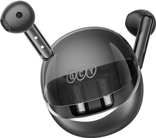 Изображение товара Беспроводные наушники QCY AilyBuds / BH24QT32A (прозрачный/черный)