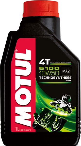 Изображение товара Моторное масло Motul 5100 10W50 4T / 113188 (1л)
