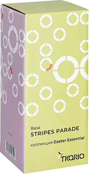 Изображение товара Ваза Tkano Easter Essential Stripes parade TK25-DEC-VA0002