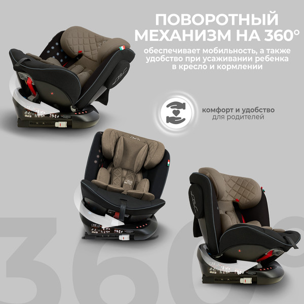 Изображение товара Автокресло Sweet Baby Crosstour 360 SPS Isofix 0-36 (бежевый)