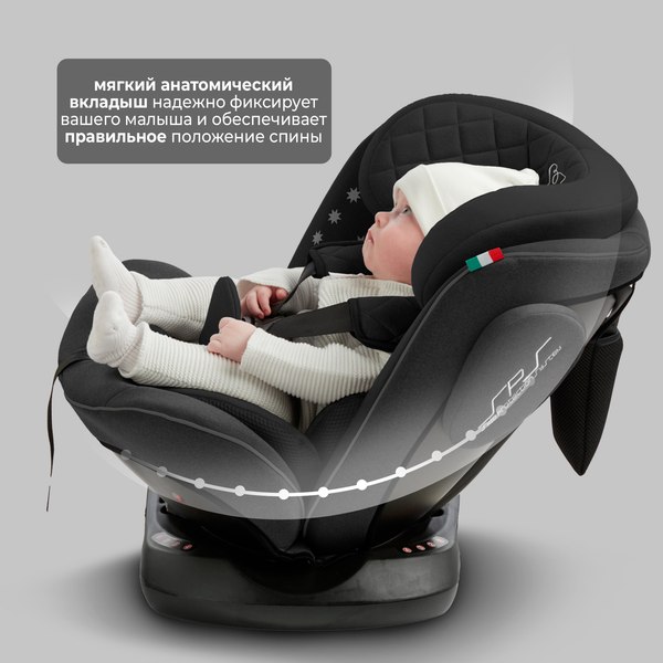 Изображение товара Автокресло Sweet Baby Crosstour 360 SPS Isofix 0-36 (черный)