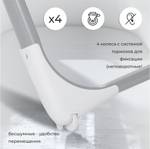 Изображение товара Стульчик для кормления Sweet Baby Amuleto (серый)