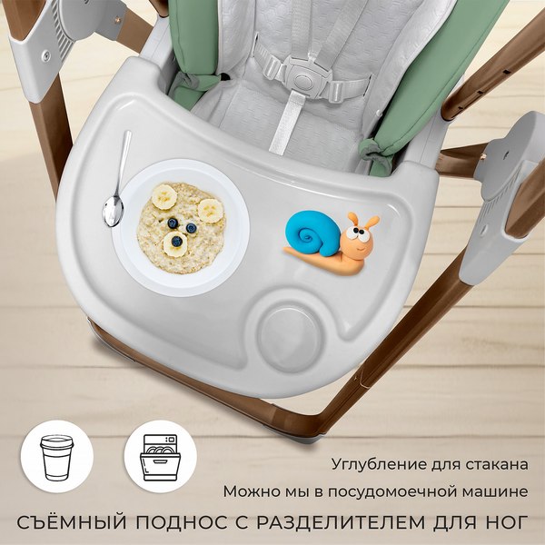 Изображение товара Стульчик для кормления Sweet Baby Fiesta (золото/зеленый)