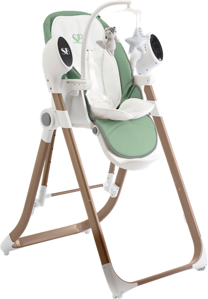 Изображение товара Стульчик для кормления Sweet Baby Fiesta (золото/зеленый)