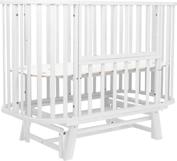 Изображение товара Детская кровать-трансформер Sweet Baby Belloni 3в1 с маятником (белый)