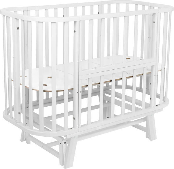 Изображение товара Детская кровать-трансформер Sweet Baby Belloni 3в1 с маятником (белый)