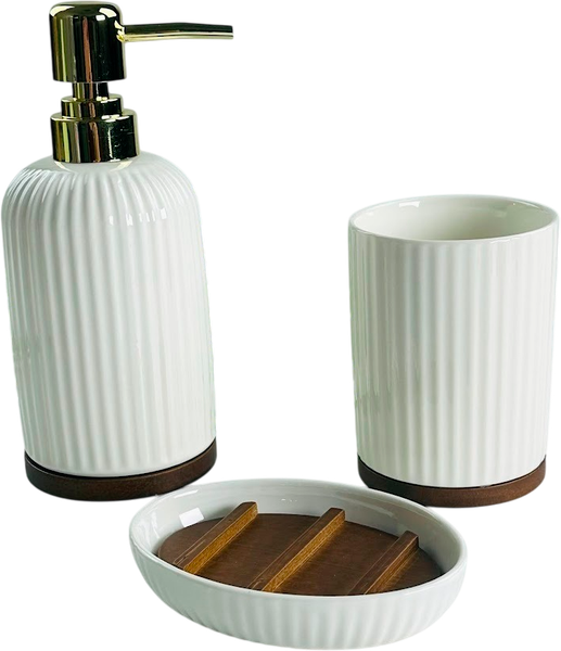 Изображение товара Набор аксессуаров для ванной Lenardi Tropical 235-033