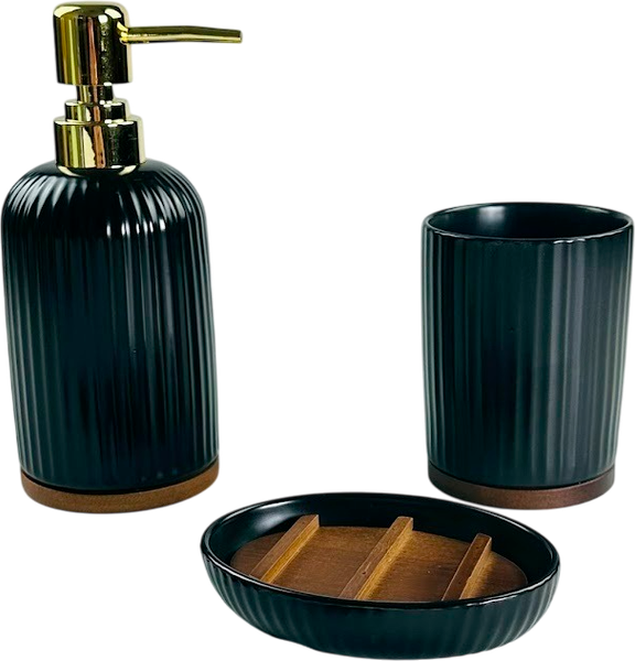 Изображение товара Набор аксессуаров для ванной Lenardi Blackwood 235-034