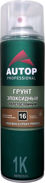 Изображение товара Грунтовка автомобильная AUTOP №16 Эпоксидная ATP-A07829 (650мл, серый)