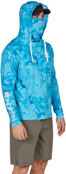 Изображение товара Кофта для охоты и рыбалки Norfin Sun Pro Halibut Hoodie / 135001-S