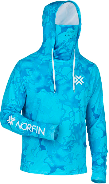 Изображение товара Кофта для охоты и рыбалки Norfin Sun Pro Halibut Hoodie / 135001-S
