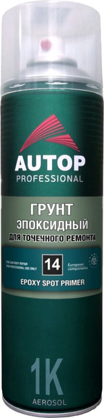 Изображение товара Грунтовка автомобильная AUTOP №14 Эпоксидная для точечного ремонта ATP-A07827 (650мл, серый)