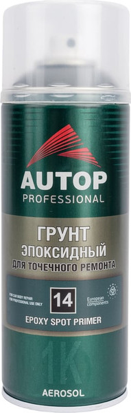Изображение товара Грунтовка автомобильная AUTOP №14 Эпоксидная для точечного ремонта ATP-A07242 (520мл, серый)