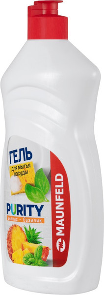 Изображение товара Средство для мытья посуды Maunfeld Гель Purity Ананас и базилик MDL450PF (450г)