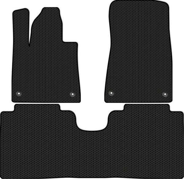 Изображение товара Комплект ковриков для авто Alicosta 2513_1 для Voyah Passion I седан + задний ряд 2023-н.в. (EVA соты, черный)