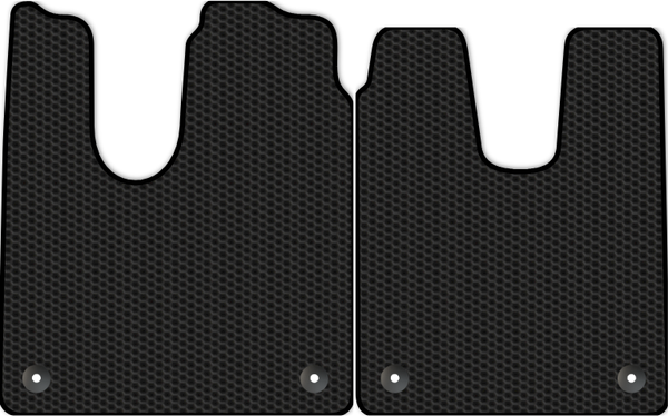 Изображение товара Комплект ковриков для авто Alicosta 2519_1 для Howo T5G грузовик/самосвал 8x4 2023-н.в. (EVA соты, черный)