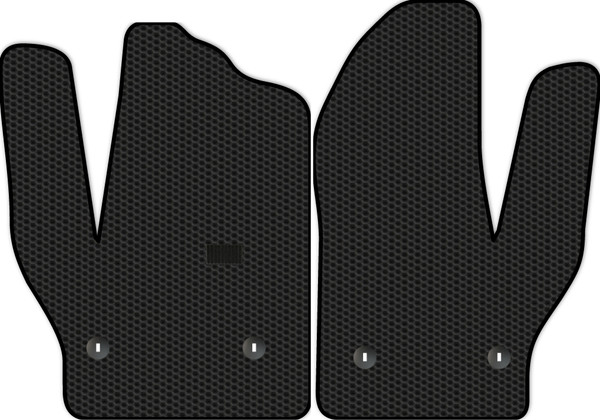 Изображение товара Комплект ковриков для авто Alicosta 2528_1 для ГАЗ ГАЗель NN I фургон/220 2019-н.в. (EVA соты, черный)