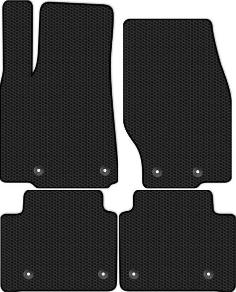 Изображение товара Комплект ковриков для авто Alicosta 2554_1 для Jeep Grand Cherokee V SUV/WL 6 мест 2021-н.в. (EVA соты, черный)