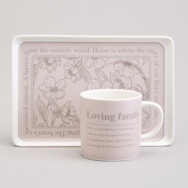 Изображение товара Кружка с блюдцем Lefard Loving Family 756-483