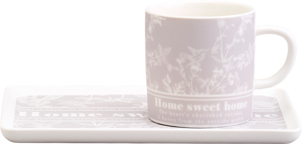 Изображение товара Кружка с блюдцем Lefard Sweet Home 756-484