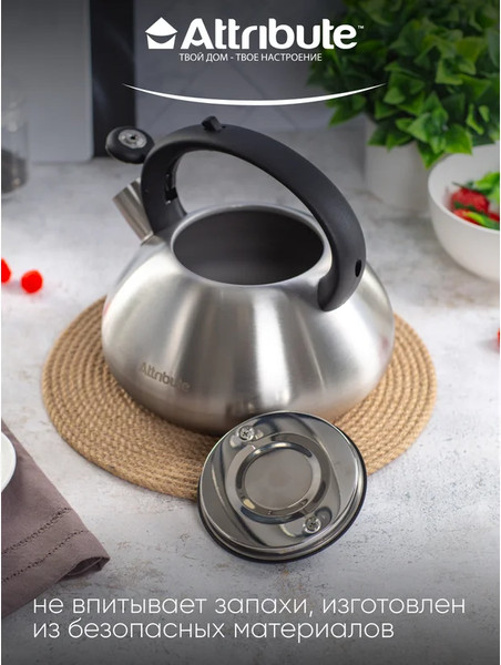 Изображение товара Чайник со свистком Attribute Duet ASD004