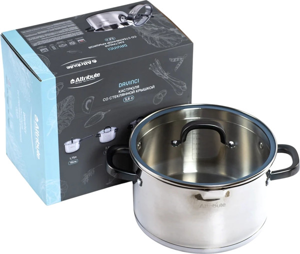 Изображение товара Кастрюля Attribute Davinci ASD024