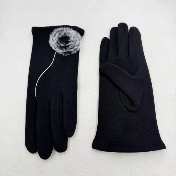 Изображение товара Перчатки Arya Gloves Fluffy / 8680943253170 (M, черный)