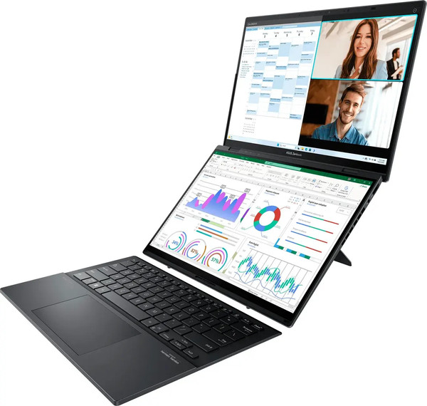 Изображение товара Ноутбук Asus Zenbook Duo UX8406CA-QL080W (90NB14X1-M00340)