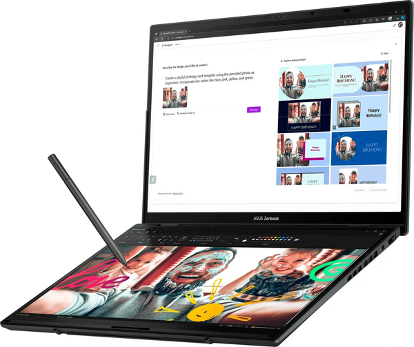 Изображение товара Ноутбук Asus Zenbook Duo UX8406CA-QL080W (90NB14X1-M00340)